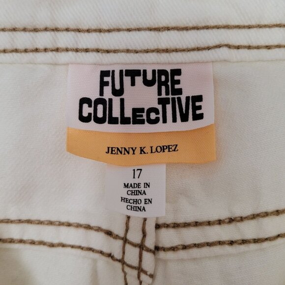 Future Collective By Jenny K. Lopez Womens High Rise Straight Leg Pants Size 17 - Picture 3 of 6